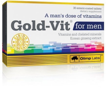 Вітаміни для чоловіків Olimp Gold-Vit for men, 30 таблеток