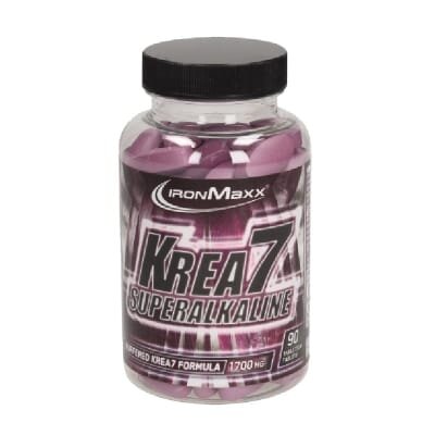 Креатин IronMaxx Krea7 Superalkaline, банка 90 таблеток
