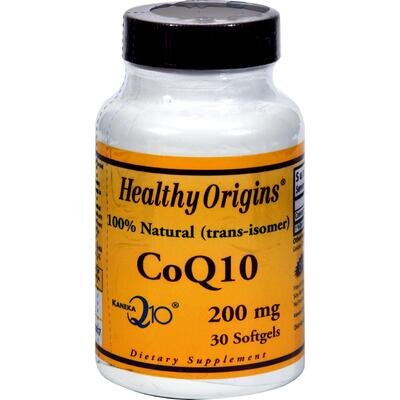 Коензим Q10 Healthy Origins Kaneka Q10 (CoQ10) 200 мг, 30 капсул