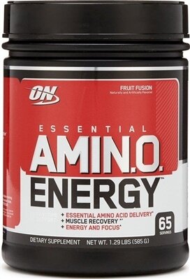 Амінокислота Optimum Nutrition Essential Amin.o. Energy, суміш фруктів, 65 порцій