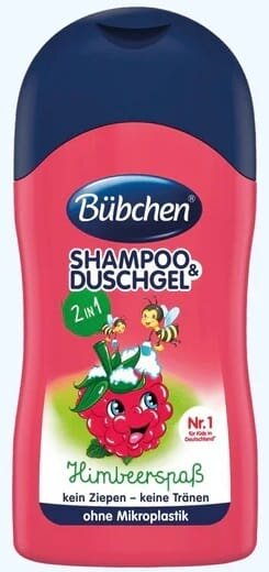 Шампунь і гель для душу Bubchen 2 в 1 Солодка малина, 50 мл