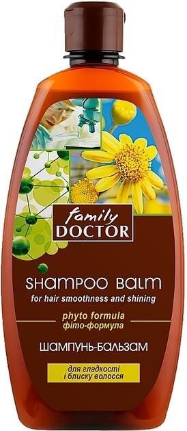 Шампунь-бальзам Family Doctor Фіто-формула для гладкості і блиску волосся, 500 мл