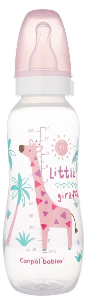 Пляшечка Canpol Babies 59/205 Веселі звірята BPA Free, 330 мл