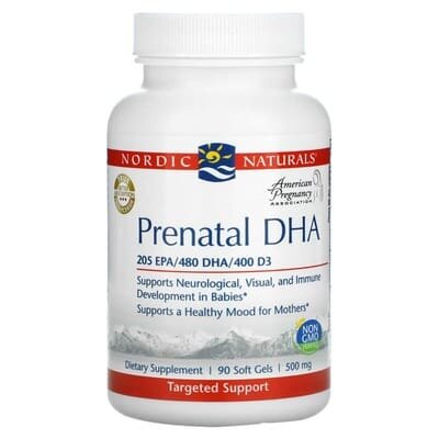 Вітаміни Nordic Naturals Prenatal DHA, для вагітних, 90 м'яких капсул