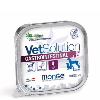 Корм вологий для собак Monge VetSolutions Gastrointestinal при захворюваннях шлунково-кишкового тракту, 150 г