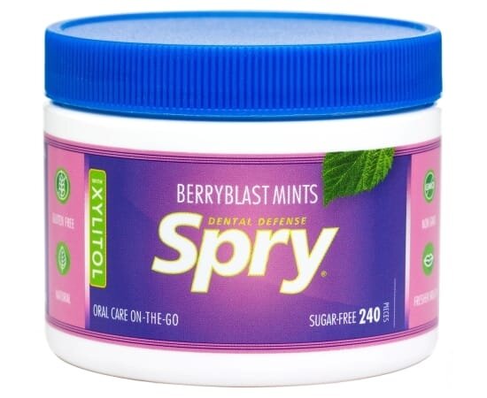 Драже Spry Натуральні ягідний вибух та ксилітом, 240 штук