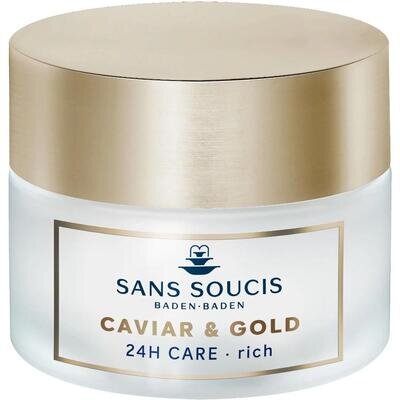 Крем-догляд Sans Soucis Caviar & Gold 24-год антивіковий для сухої шкіри, 50 мл