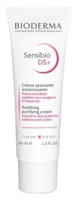 Крем для обличчя Bioderma Sensibio DS+ для чутливої шкіри схильної до почервоніння та лущення, 40 мл