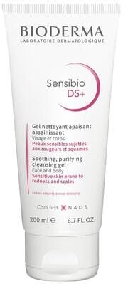 Гель Bioderma Sensibio DS+ очищуючий для обличчя та тіла, для чутливої шкіри, 200 мл