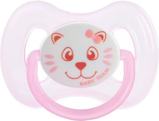 Пустушка силіконова Baby Team 3103 класична, від 0 місяців, 1 шт