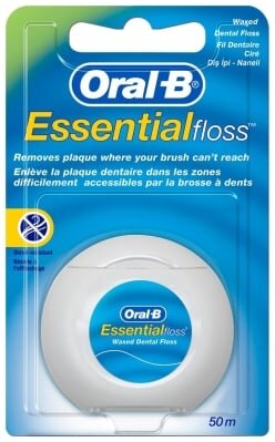 Зубна нитка Oral-B Essential floss, 50 м