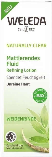 Флюїд для обличчя Weleda Naturally Clear матуючий для комбінованої і жирної шкіри, 30 мл