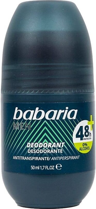 Дезодорант-антиперспірант кульковий Babaria Men 48h для чоловіків, 50 мл
