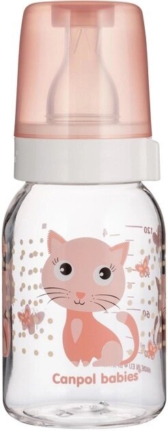 Пляшечка Canpol Babies 11/851 Веселі звірята з малюнком BPA Free, 120 мл