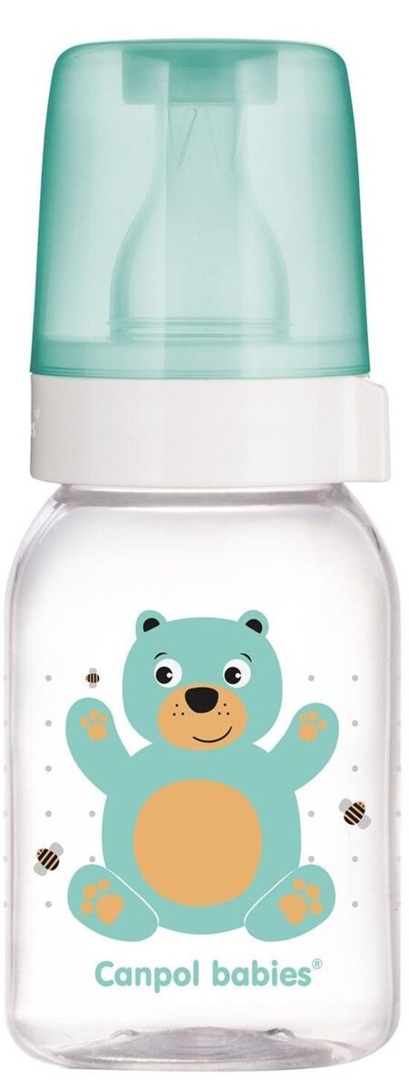 Пляшечка Canpol Babies 11/851 Веселі звірята з малюнком BPA Free, 120 мл