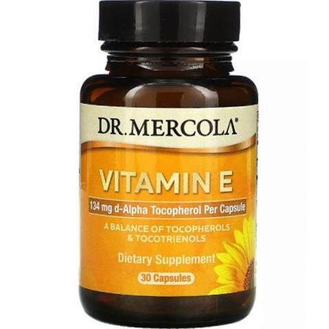 Вітамін Е Dr. Mercola Vitamin E, 30 капсул