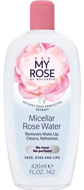 Міцелярна вода My Rose рожева для зняття макіяжу, 420 мл