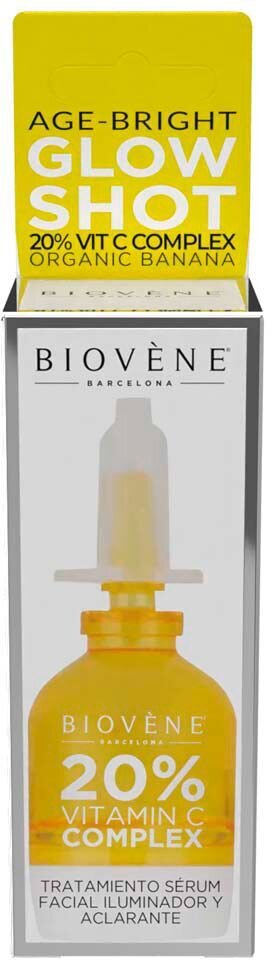 Сироватка для обличчя Biovene освітлююча з вітаміном С та екстрактом банана, 10 мл