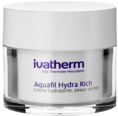 Крем для обличчя Ivatherm Aquafil Hydra Rich зволожуючий для чутливої шкіри сухого та дуже сухого типу, 50 мл