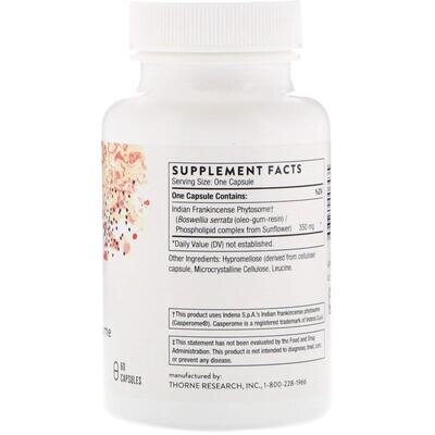 Босвелія Thorne Research Boswellia Phytosome, 60 капсул