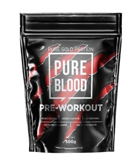 Передтренувальний комплекс Pure Gold Protein Pure Blood Pre-Workout, рожевий лимонад, 500 г