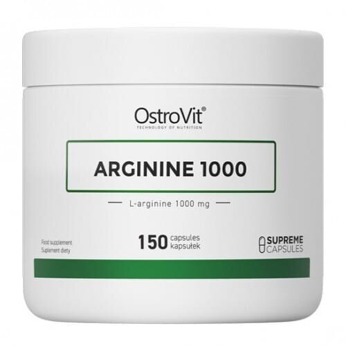 Амінокислоти OstroVit Arginine 1000, 150 капсул