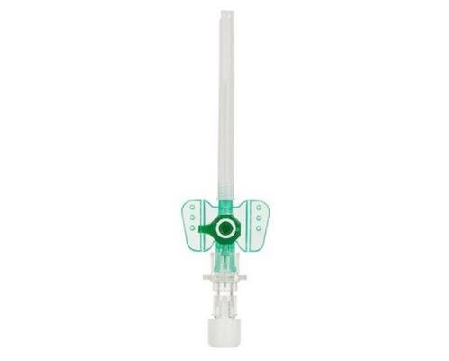 Канюля внутрішньовенна B.Braun Vasofix Braunule 18G x 1 3/4" 103 мл/хв, (1,3 x 33 мм ) зелена, 1 штука