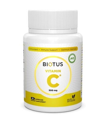 Вітамін С Biotus Vitamin C капсули по 500 мг №60