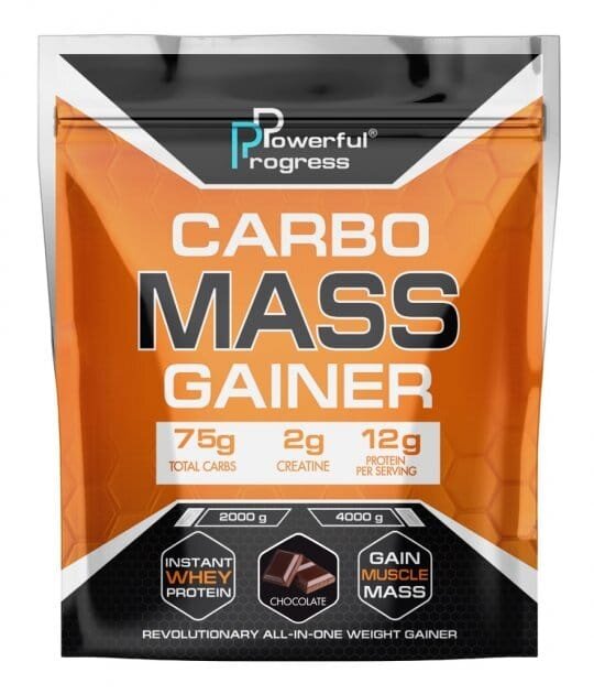 Гейнер Powerful Progress Carbo Mass Gainer chocolate, 2 кг