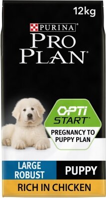 Корм сухий Purina Pro Plan Dog Large Puppy Robust з куркою і рисом, 12 кг