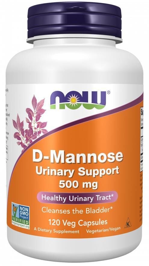 D-Манноза 500 мг NOW D-Mannose вег. капсули №120