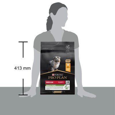 Корм сухий Purina Pro Plan Dog Medium Puppy з високим вмістом курки, 3 кг