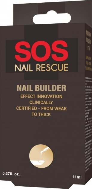 Засіб для нігтів Sos Nail Rescue Відновлювач пошкоджених нігтів, 11 мл