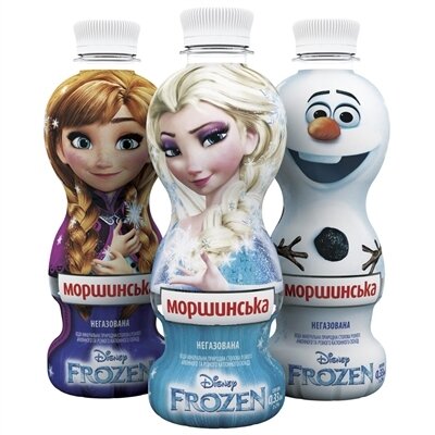 Вода мінеральна Моршинська Disney Frozen дитяча негазована, 0,33 л