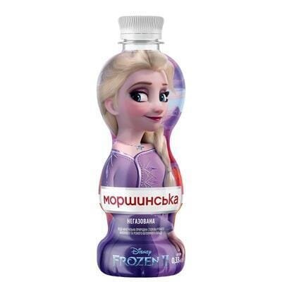 Вода мінеральна Моршинська Disney Frozen дитяча негазована, 0,33 л