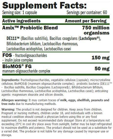 Пробіотики Amix Nutrition GreenDay ProVegan Probio Daily, 60 веганських капсул