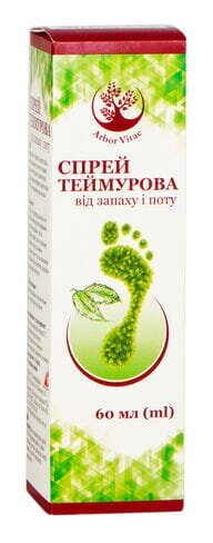 Спрей Теймурова Arbor Vitae для ніг по 60 мл у флак.