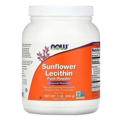 Лецитин соняшниковий NOW Sunflower Lecithin порошок, 454 г