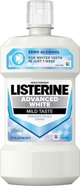 Ополіскувач для порожнини рота Listerine Advanced White Ультравідбілювання, 500 мл
