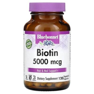 Біотин 5000 мкг Bluebonnet Nutrition капсули №120