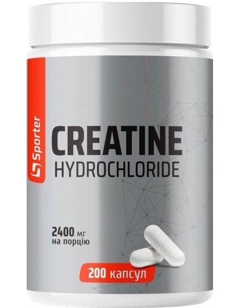 Креатин Sporter Creatine hydrochloride 2400 капсули №200
