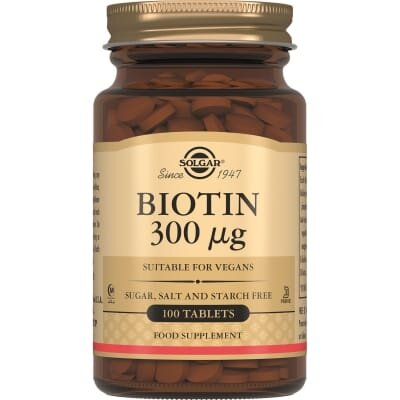 Біотин Solgar Biotin 300 мкг таблетки №100