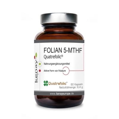 Фолієва кислота 5-MTHF Quatrefolic(R) капсули №60 у бан.
