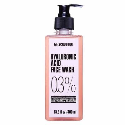 Гель для вмивання MR.Scrubber Hyaluronic Acid Face Wash 0,3% з гіалуроновою кислотою, 400 мл
