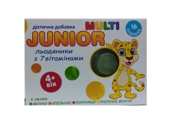 Юніор Мульті льодяники №16 (8х2)