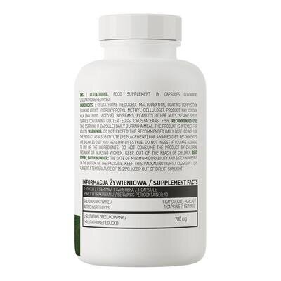 Глутатіон OstroVit Glutathione VEGE, 90 капсул