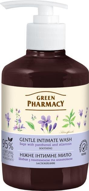 Мило рідке для інтимної гігієни Green Pharmacy Шавлія заспокійливе, 370 мл