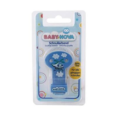Тримач для пустушки Baby-Nova 34122, з овальною кліпсою