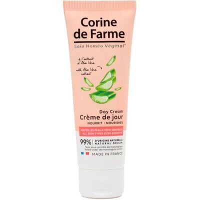 Крем для обличчя Corine de Farme Aloe Vera поживний для всіх типів шкіри, 50 мл
