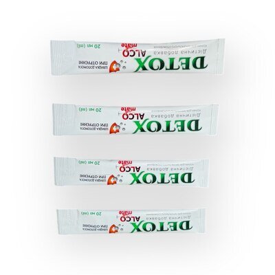 Дієтична добавка Detox Alco mate розчин д/перор. заст. по 20 мл №20 у стіках